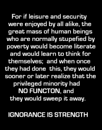 igornance is strength